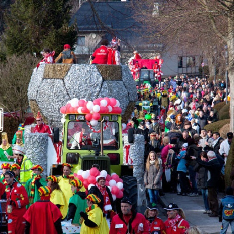 21.02.12 - Sonnenschein beim Veilchendienstagszug