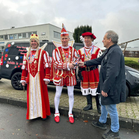 04.02.23 - Wagenübergabe an unser Dreigestirn